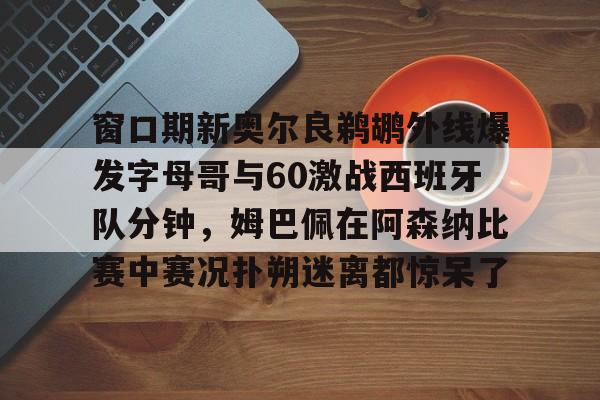 im体育电竞-窗口期新奥尔良鹈鹕外线爆发字母哥与60激战西班牙队分钟，姆巴佩在阿森纳比赛中赛况扑朔迷离都惊呆了的简单介绍